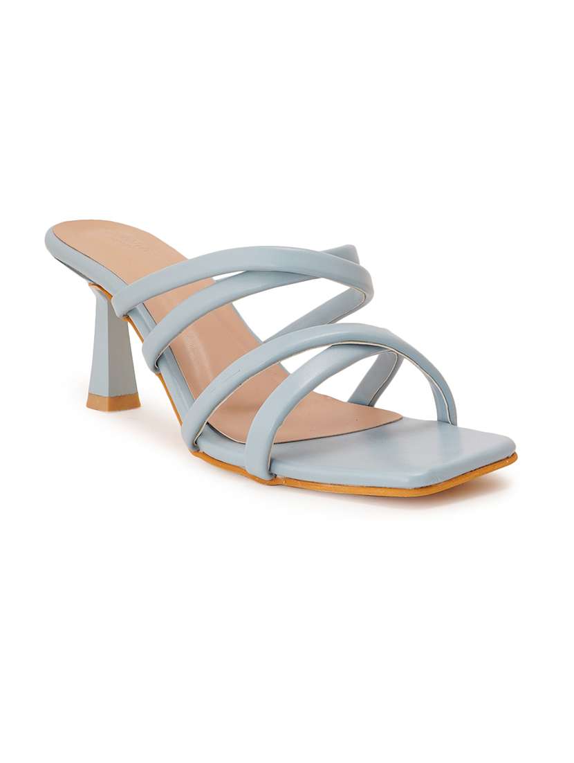 women solid slip on sandal