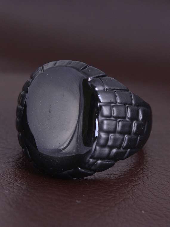 black brass finger ring - 18573280 - Zoom Image - 0