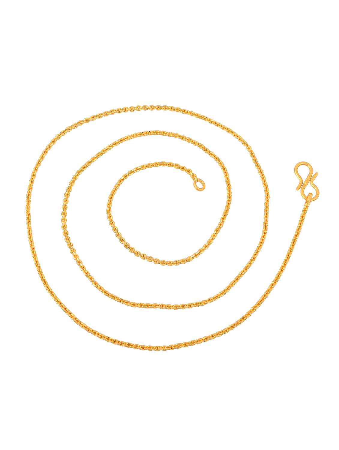 gold plated chain necklace