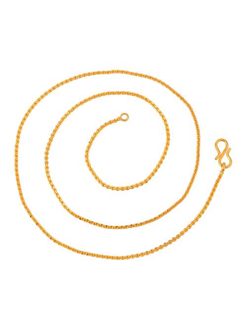 gold plated chain necklace - 18573363 - Standard Image - 0