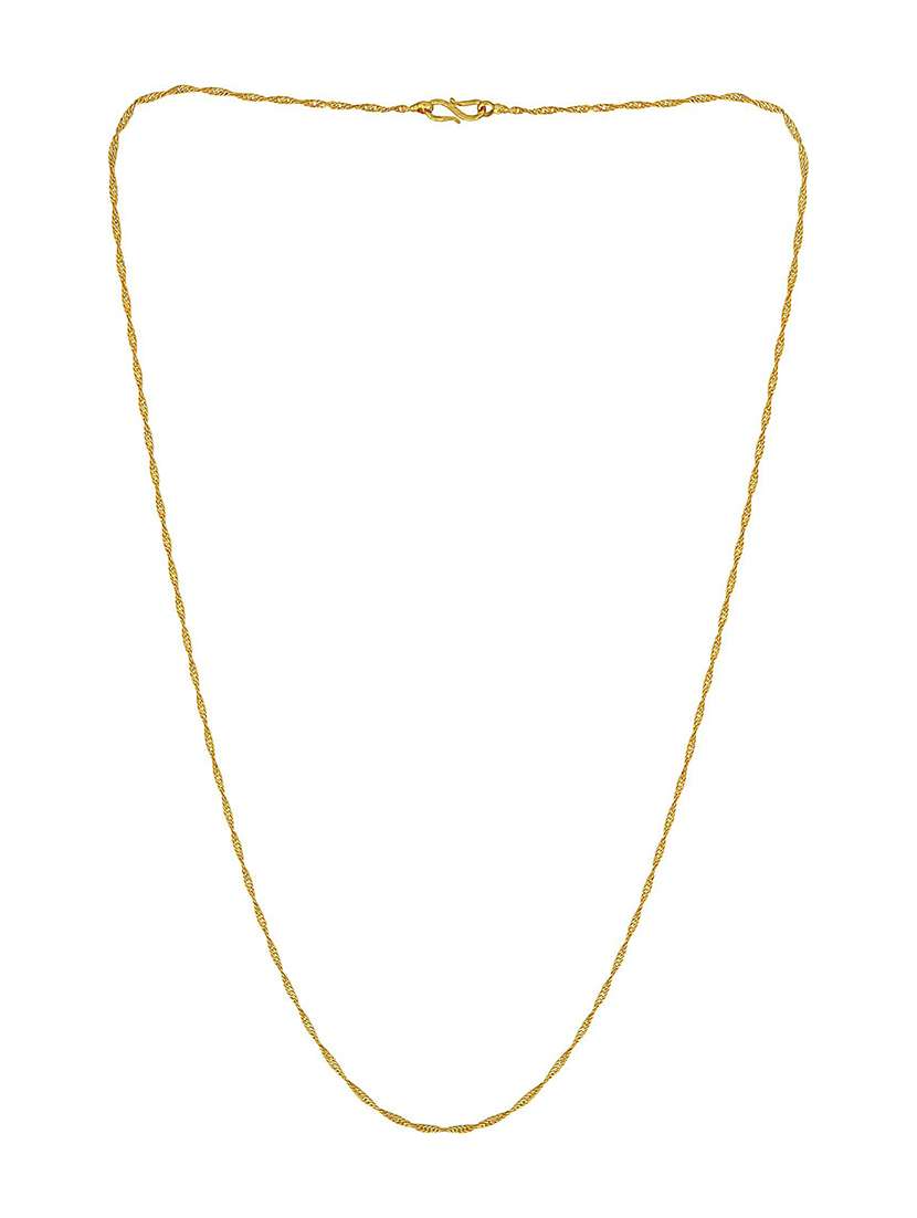 gold plated chain necklace 