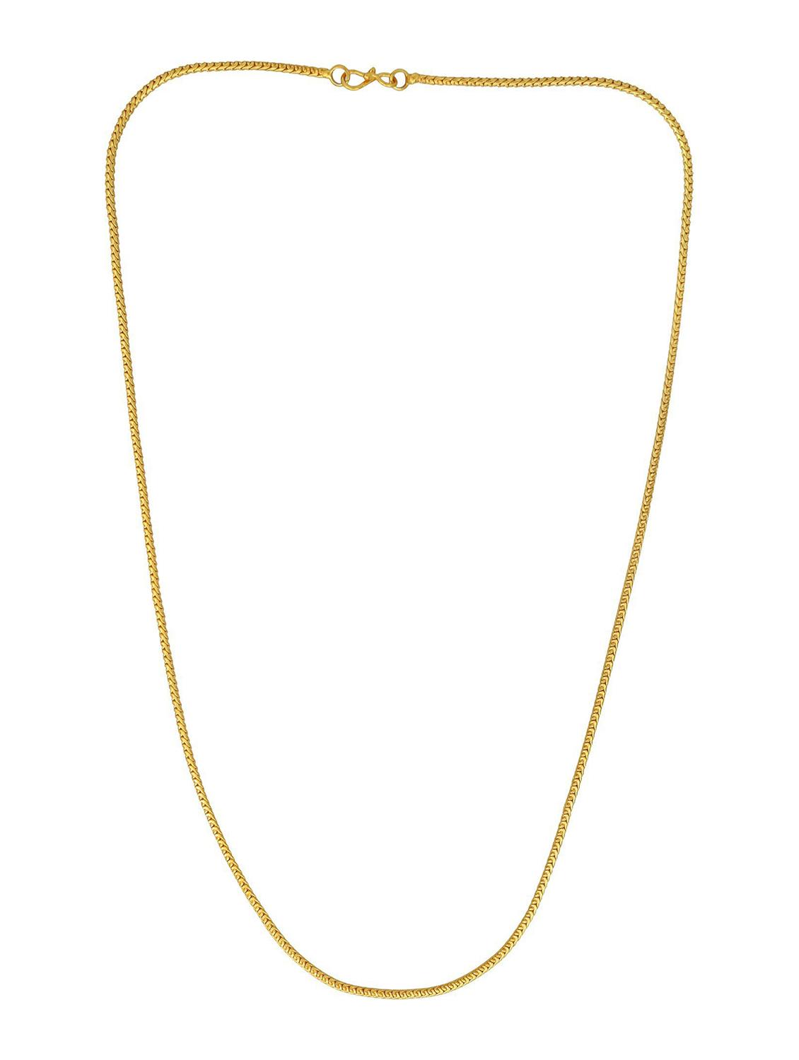 gold plated chain necklace 