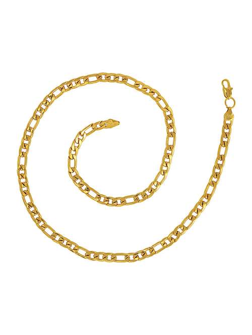 gold plated chain necklace  - 18573476 -  Standard Image - 0