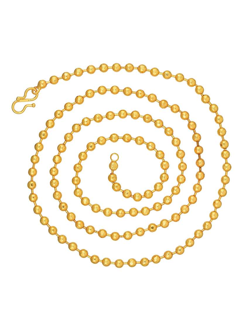 gold plated chain necklace - 18573478 - Zoom Image - 0