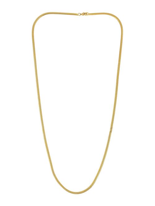 gold brass short necklace - 18573497 - Standard Image - 0