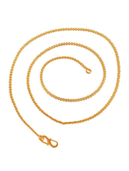 gold plated necklace chain - 18573529 - Standard Image - 0