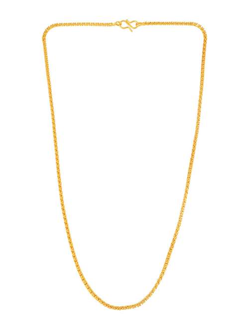 gold brass long necklace - 18573549 -  Standard Image - 0