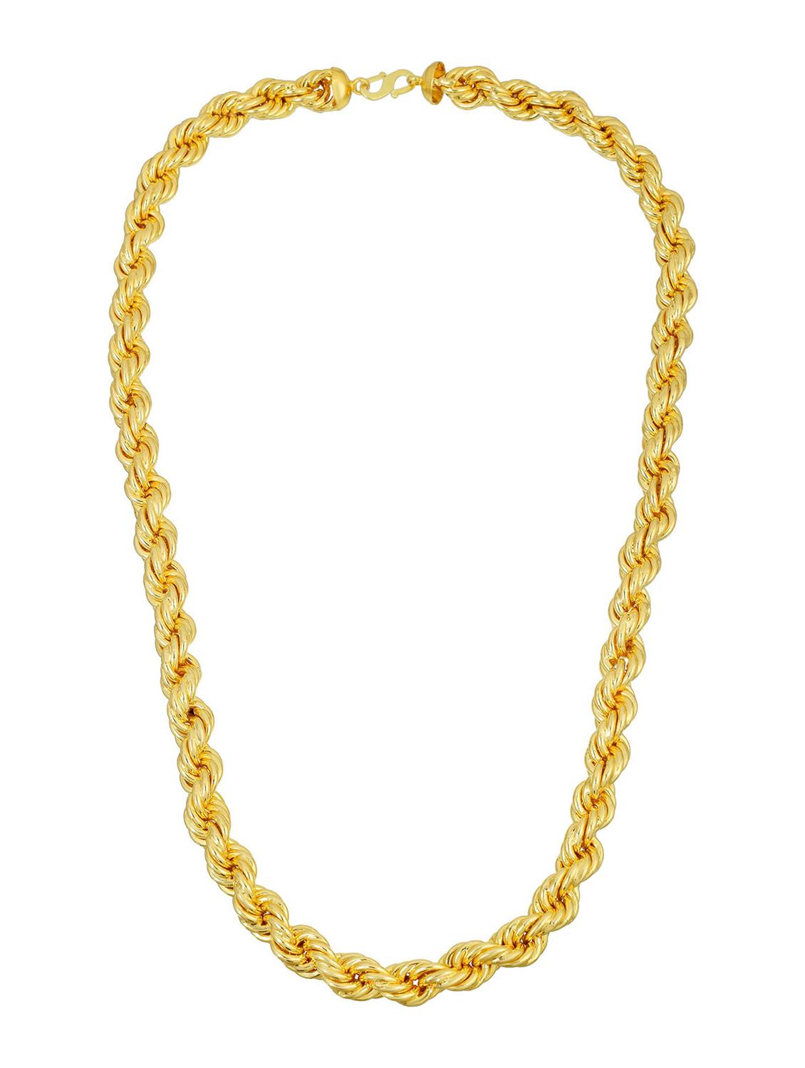 gold plated necklace chain  - 18573554 -  Zoom Image - 0