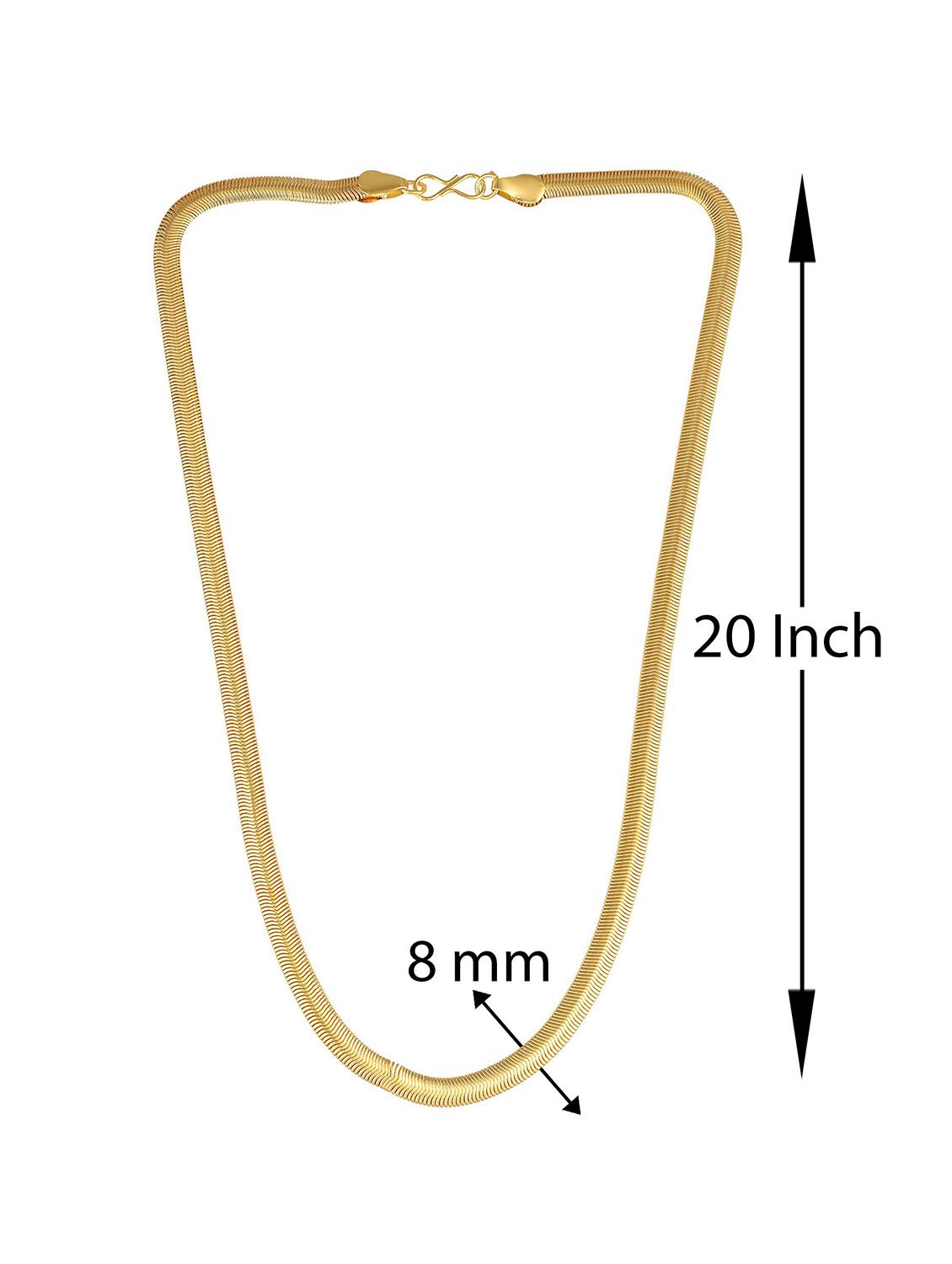 gold plated necklace chain - 18573562 - Standard Image - 3