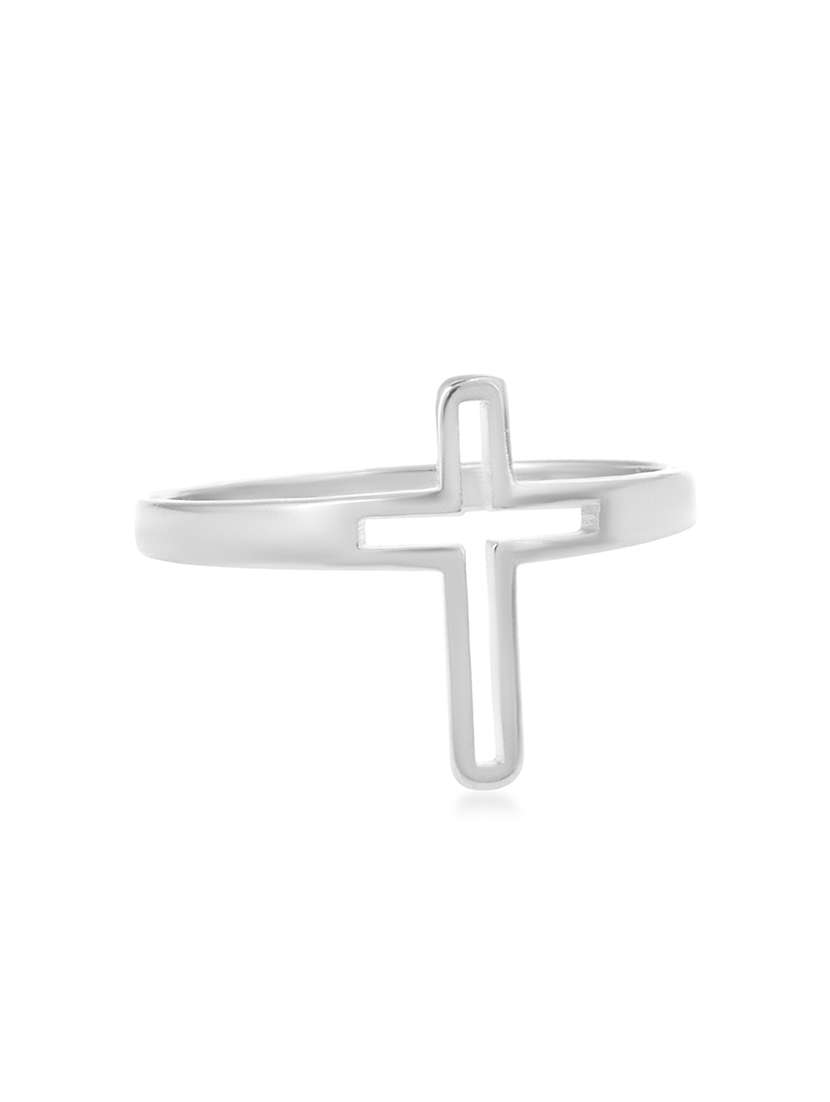 silver plated finger ring