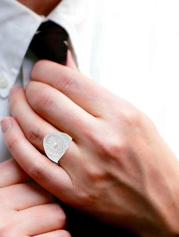 unisex finger ring - 18573639 - Standard Image - 3