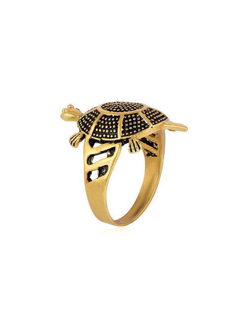 unisex gold plated ring - 18573699 - Standard Image - 0