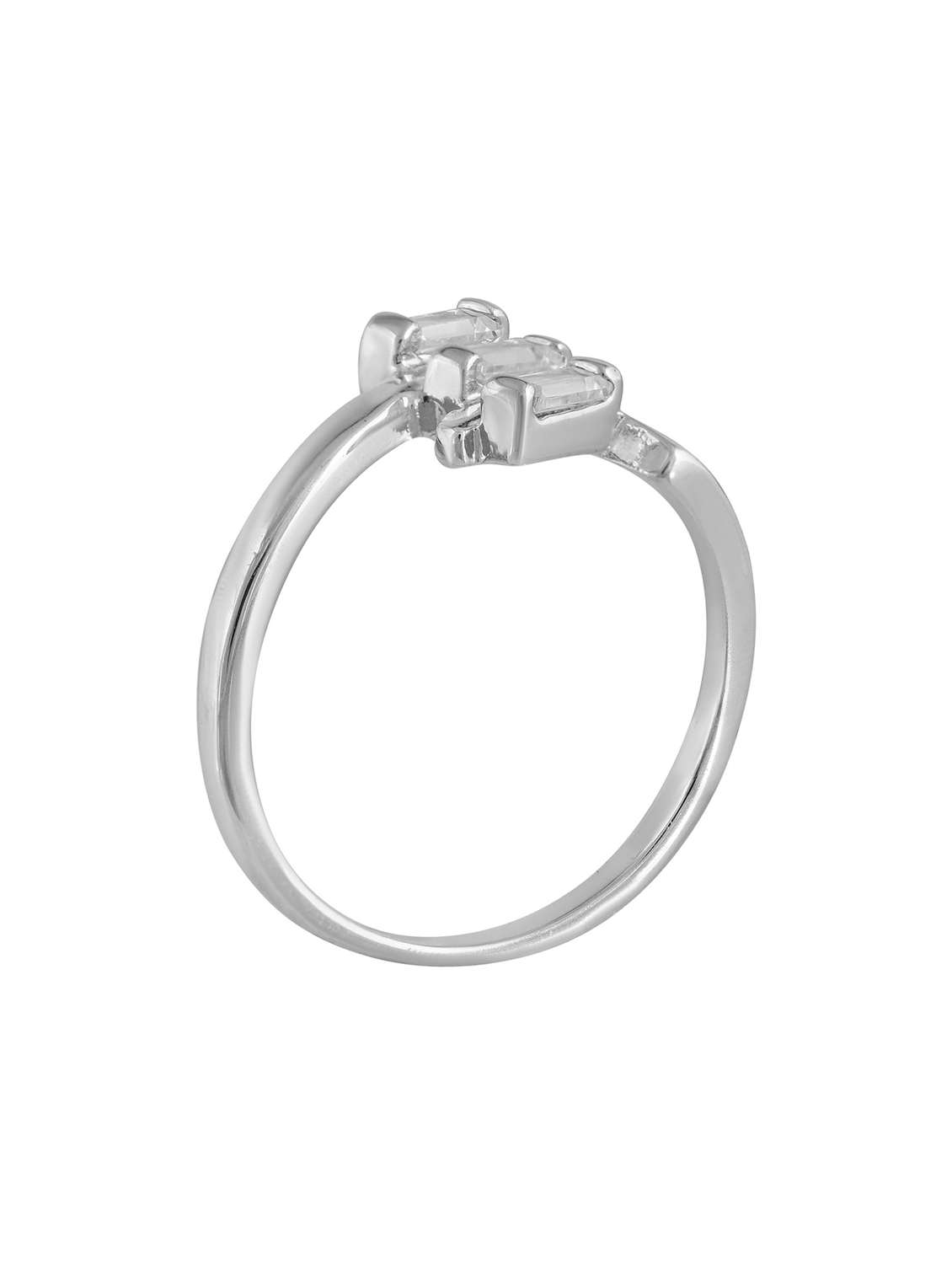 silver plated finger ring - 18573826 - Zoom Image - 0