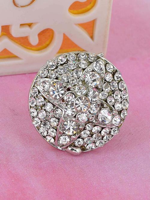 silver plated finger ring - 18573843 - Standard Image - 0