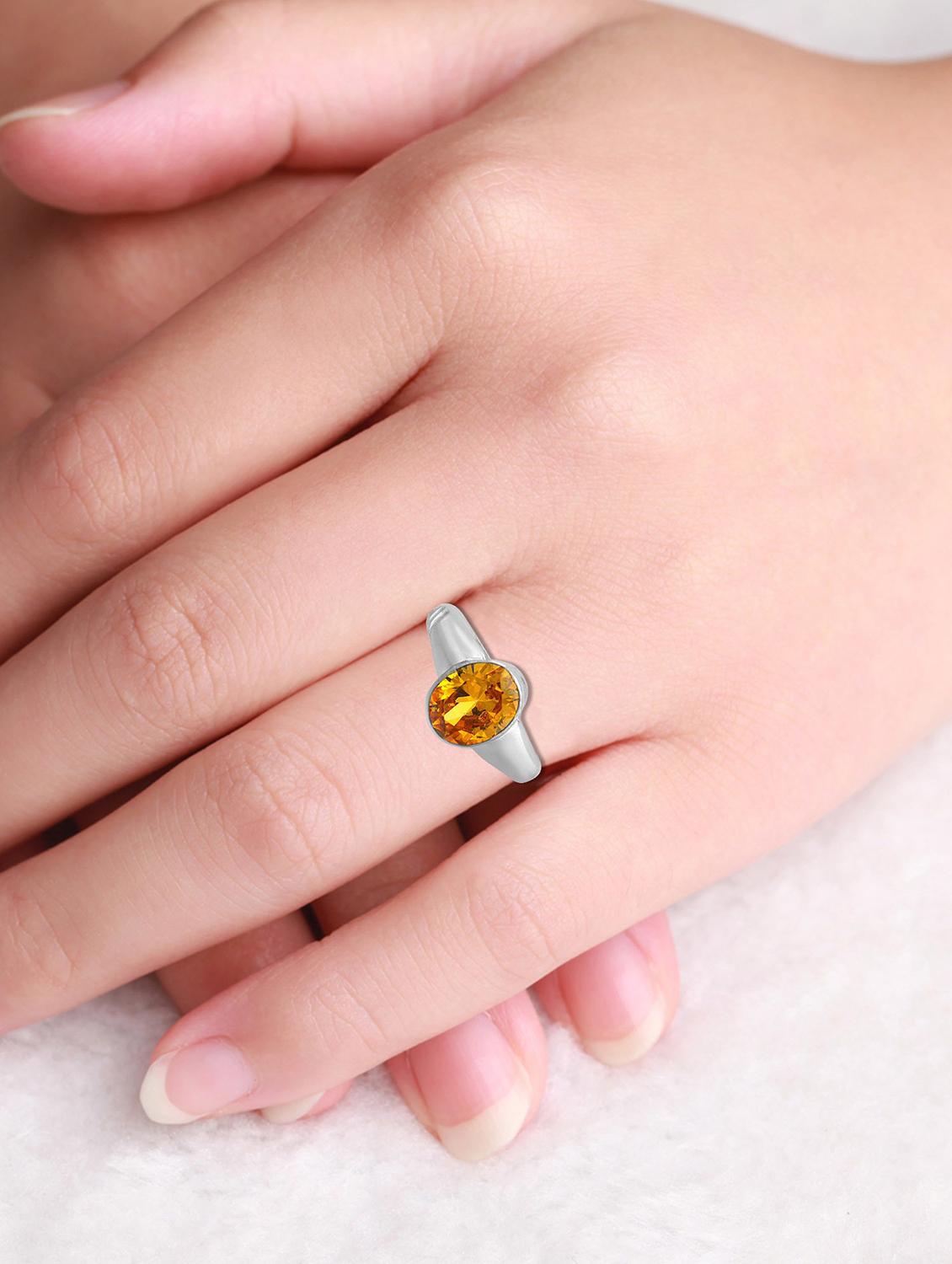 silver plated finger ring - 18573887 - Standard Image - 3