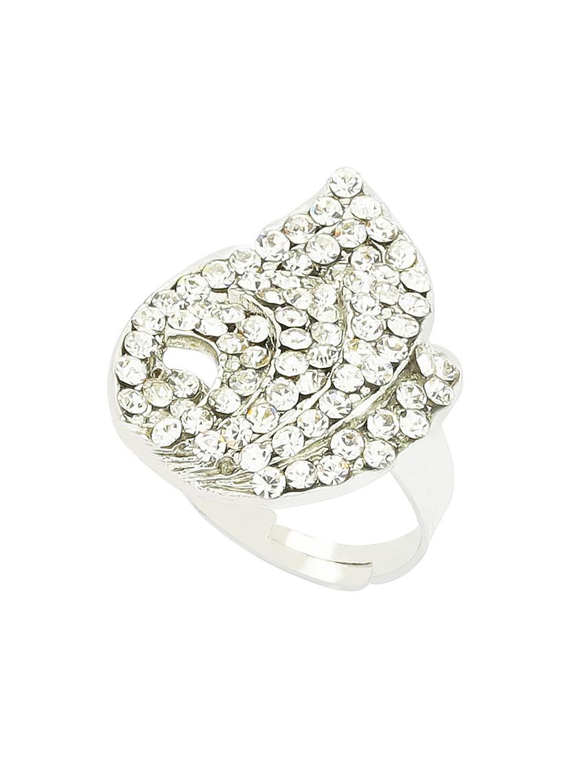 silver plated finger ring - 18573893 - Zoom Image - 0