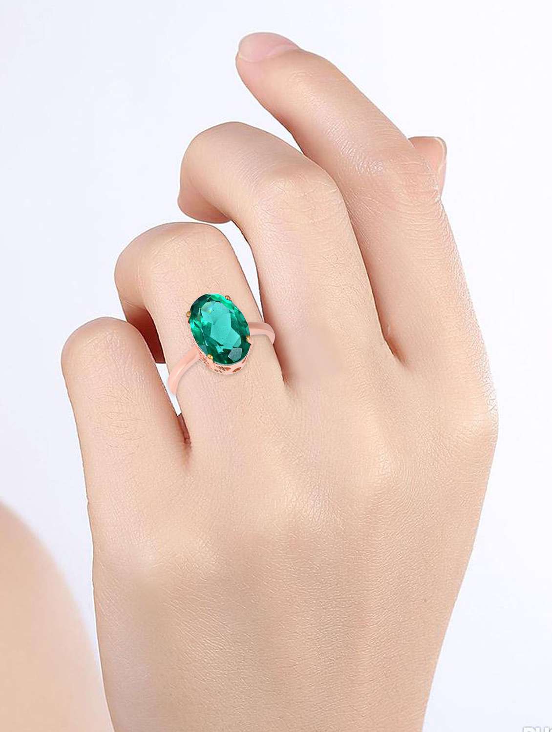 gold plated finger ring - 18573901 - Standard Image - 3