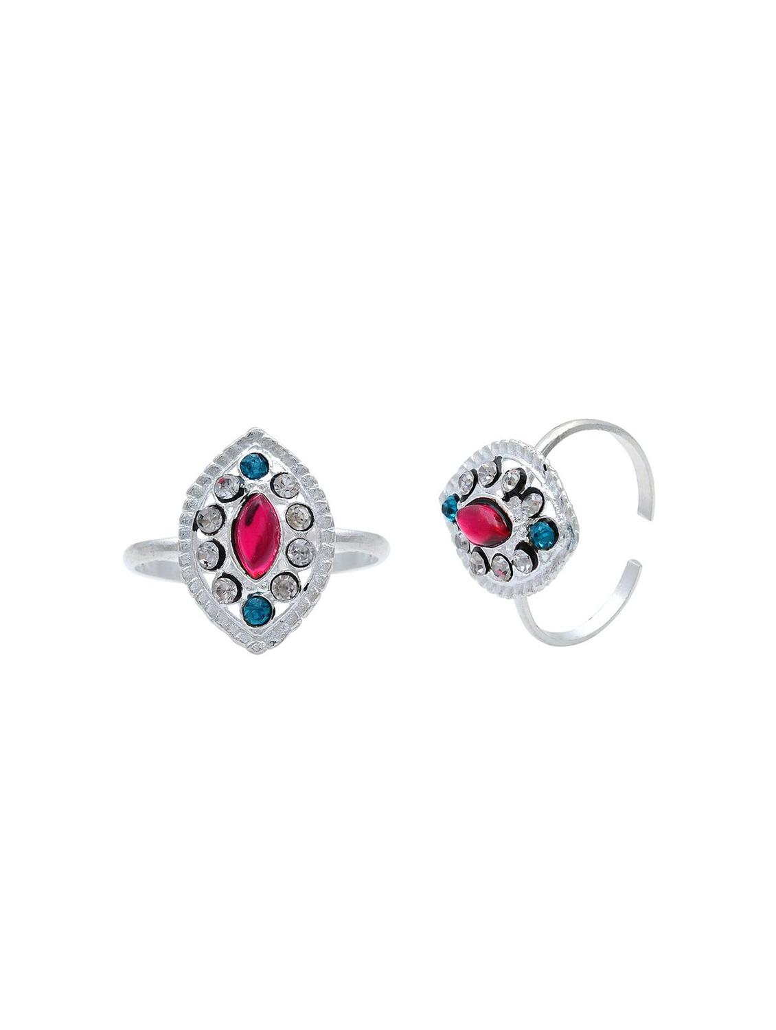 silver plated toe ring - 18573933 - Zoom Image - 0