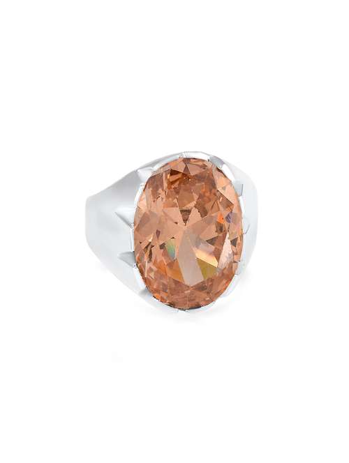 silver plated finger ring - 18573956 -  Standard Image - 0