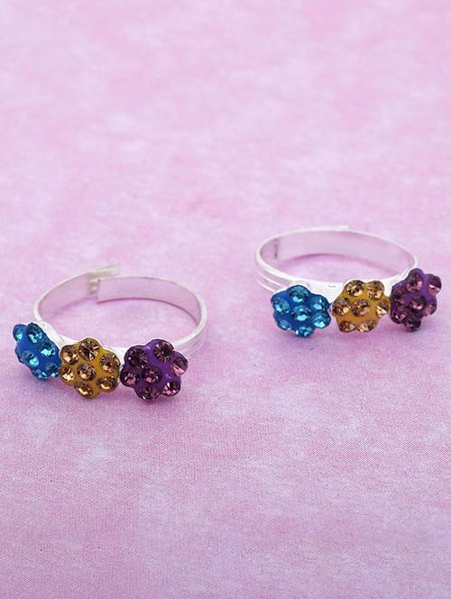 silver plated toe ring - 18573960 - Standard Image - 0