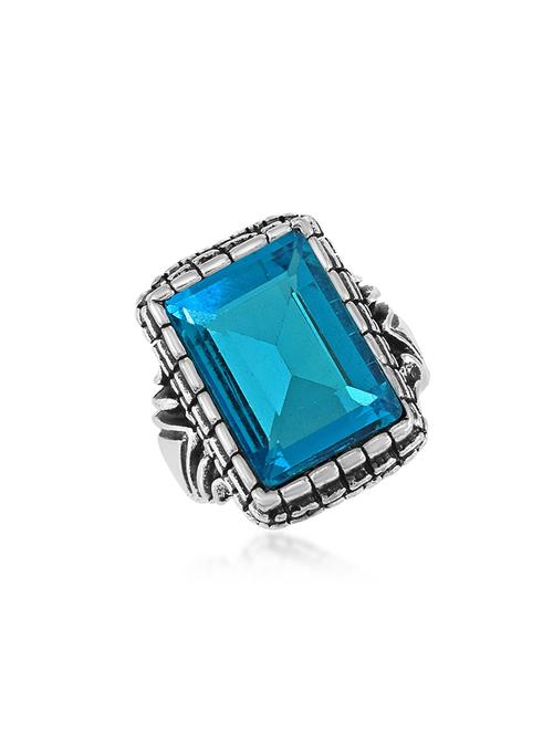 silver brass finger ring - 18573985 - Standard Image - 0
