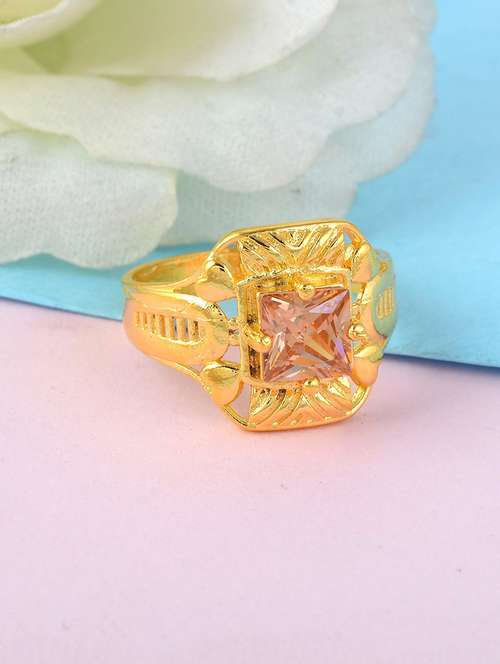 gold plated finger ring - 18574045 - Standard Image - 0