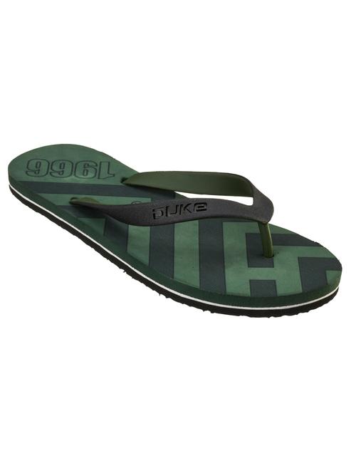 mens green toe separator flip flop - 18575357 - Standard Image - 0