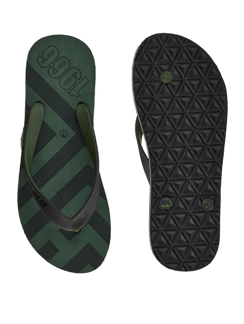 mens green toe separator flip flop - 18575357 - Standard Image - 3