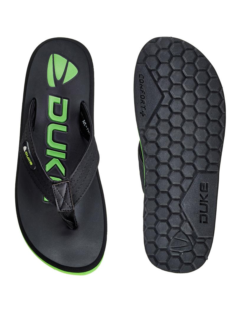 mens printed toe separator flip flop - 18575367 - Standard Image - 3