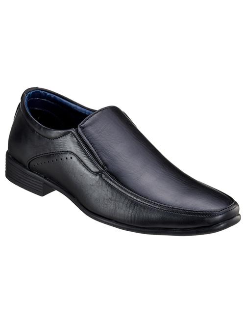 mens black slip on derby - 18577015 - Standard Image - 0