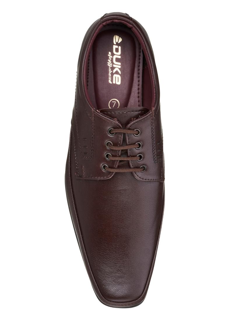 mens brown lace-up derby - 18577017 - Standard Image - 3