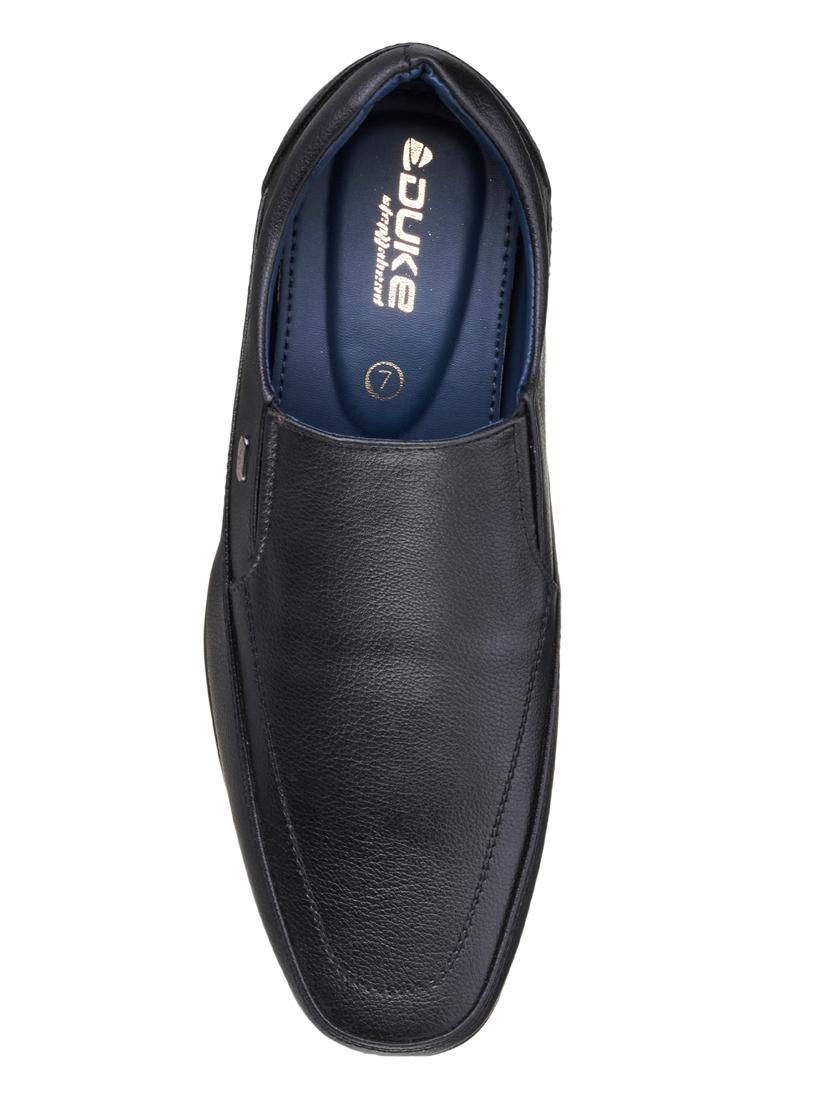 mens black slip on derby - 18577019 - Standard Image - 3