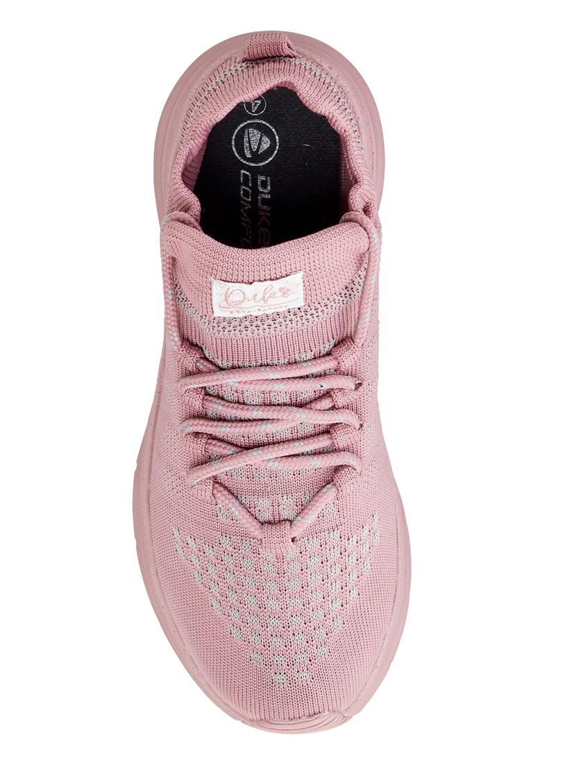 women pink lace-up sports shoe - 18577237 - Standard Image - 3