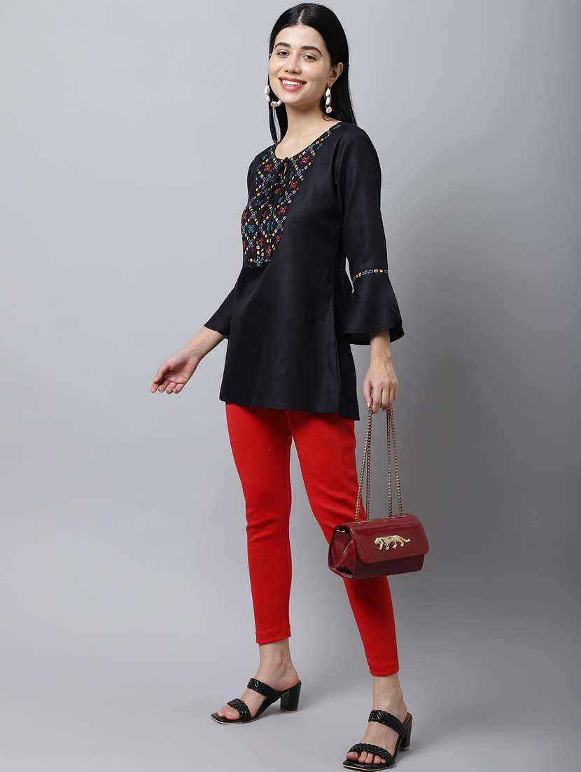mid rise wool legging - 18578424 - Standard Image - 3