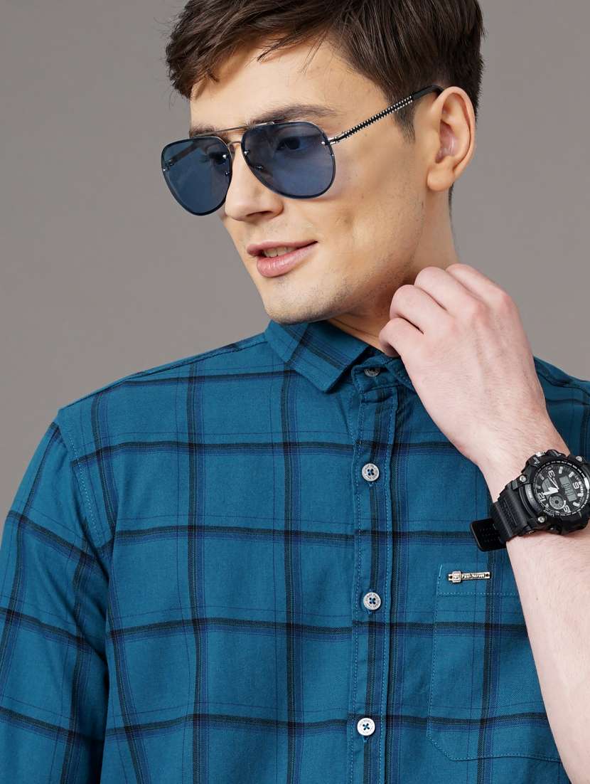 checkered casual shirt - 18578658 - Standard Image - 5