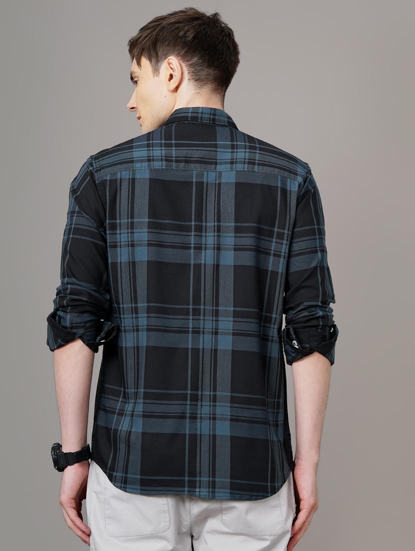 checkered casual shirt - 18578663 - Standard Image - 3