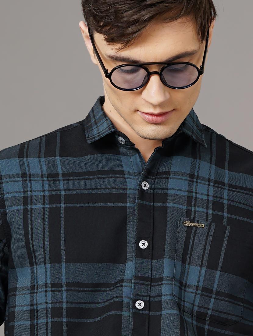 checkered casual shirt - 18578663 - Standard Image - 5