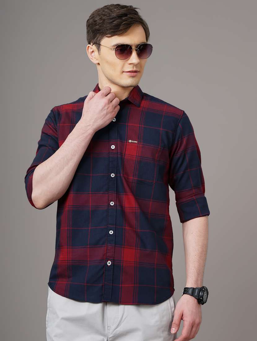 checkered casual shirt - 18578665 - Zoom Image - 0