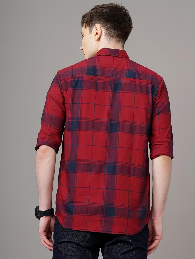 checkered casual shirt - 18578666 - Standard Image - 3