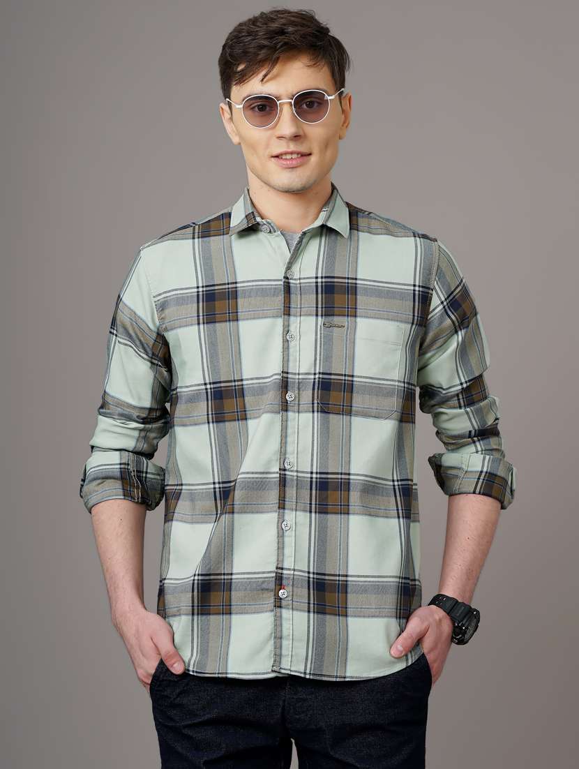 checkered casual shirt - 18578667 - Zoom Image - 0
