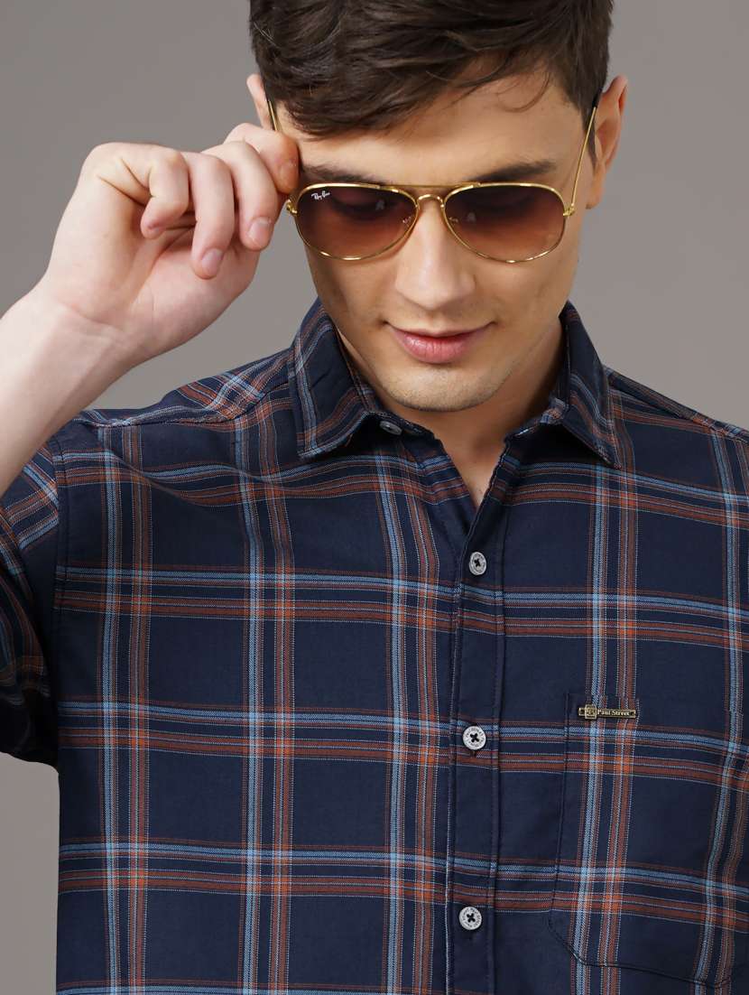 checkered casual shirt - 18578672 - Standard Image - 5