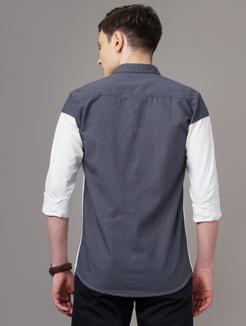color blocked casual shirt - 18578680 - Standard Image - 3