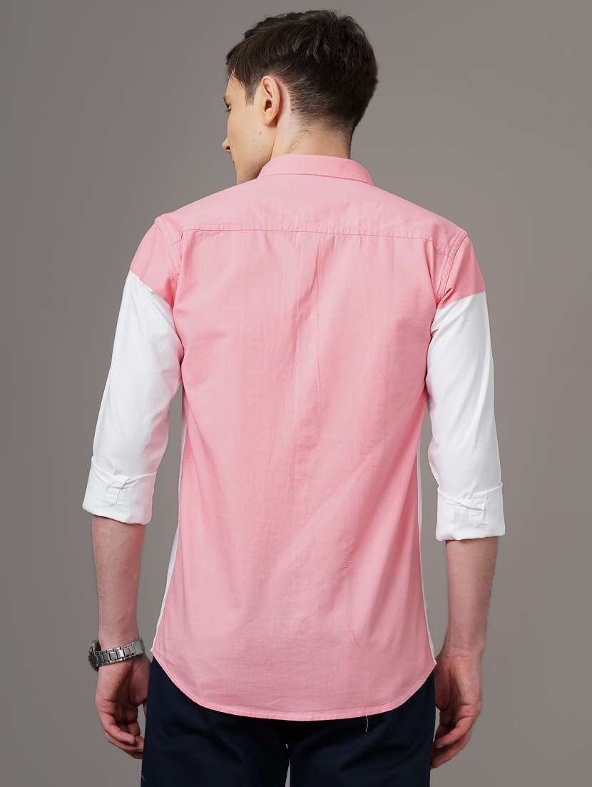 color blocked casual shirt - 18578683 -  Standard Image - 3