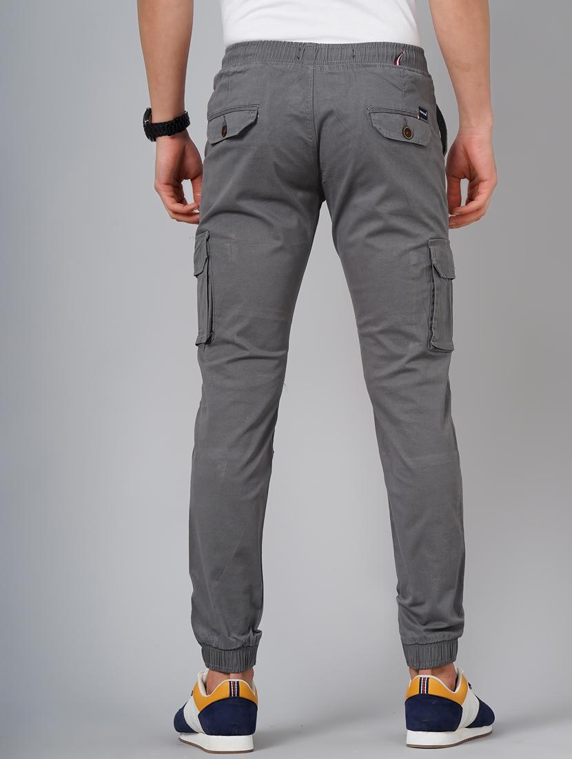 drawstring waist solid cargo - 18578687 - Standard Image - 3