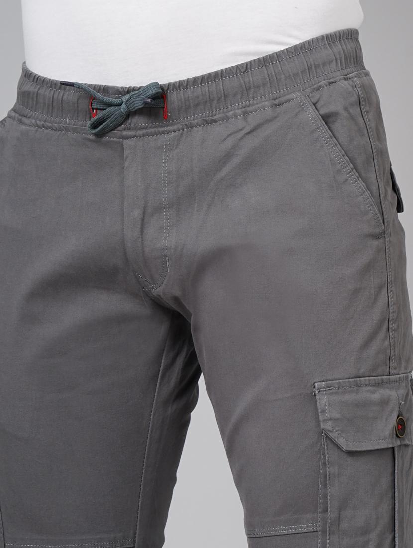 drawstring waist solid cargo - 18578687 - Standard Image - 5