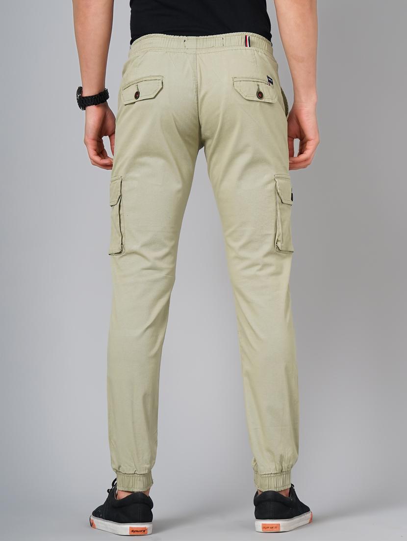 drawstring waist solid cargo - 18578688 - Standard Image - 3