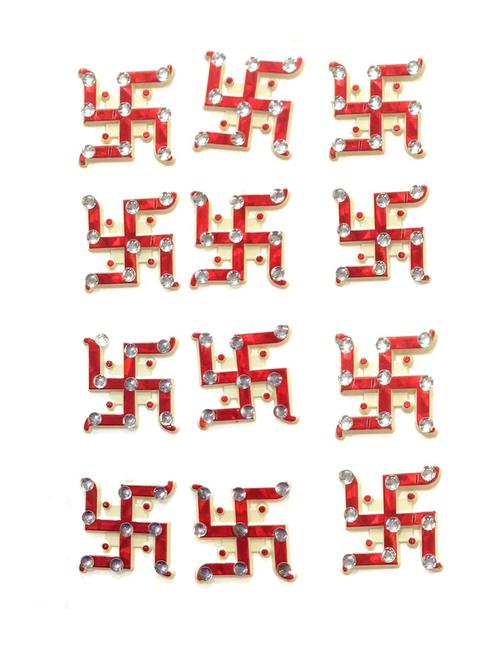 swastik for diwali decoration - 18579894 -  Standard Image - 0