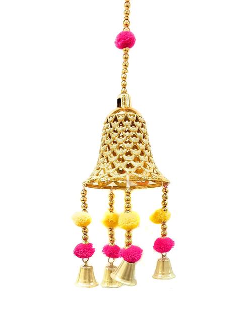 golden bell toran hanging for diwali decoration - 18580160 - Standard Image - 0