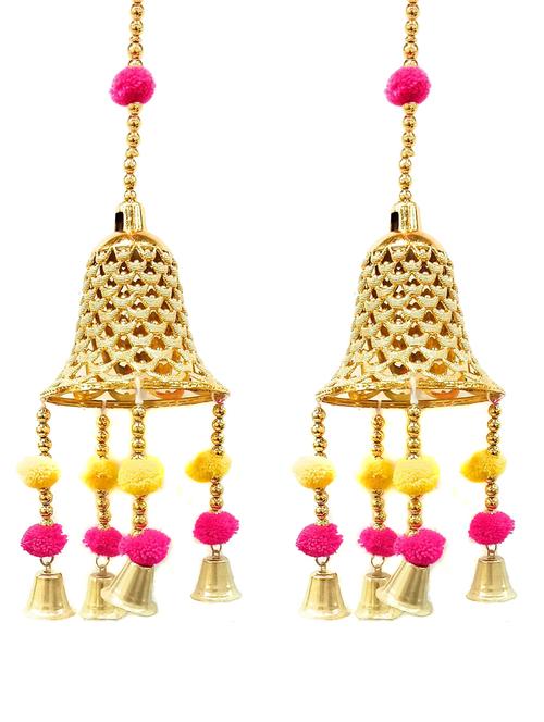 golden bell toran hanging for diwali decoration - 18580344 - Standard Image - 0