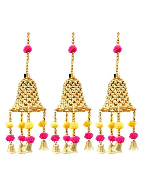 golden bell toran hanging for diwali decoration - 18580345 - Standard Image - 0